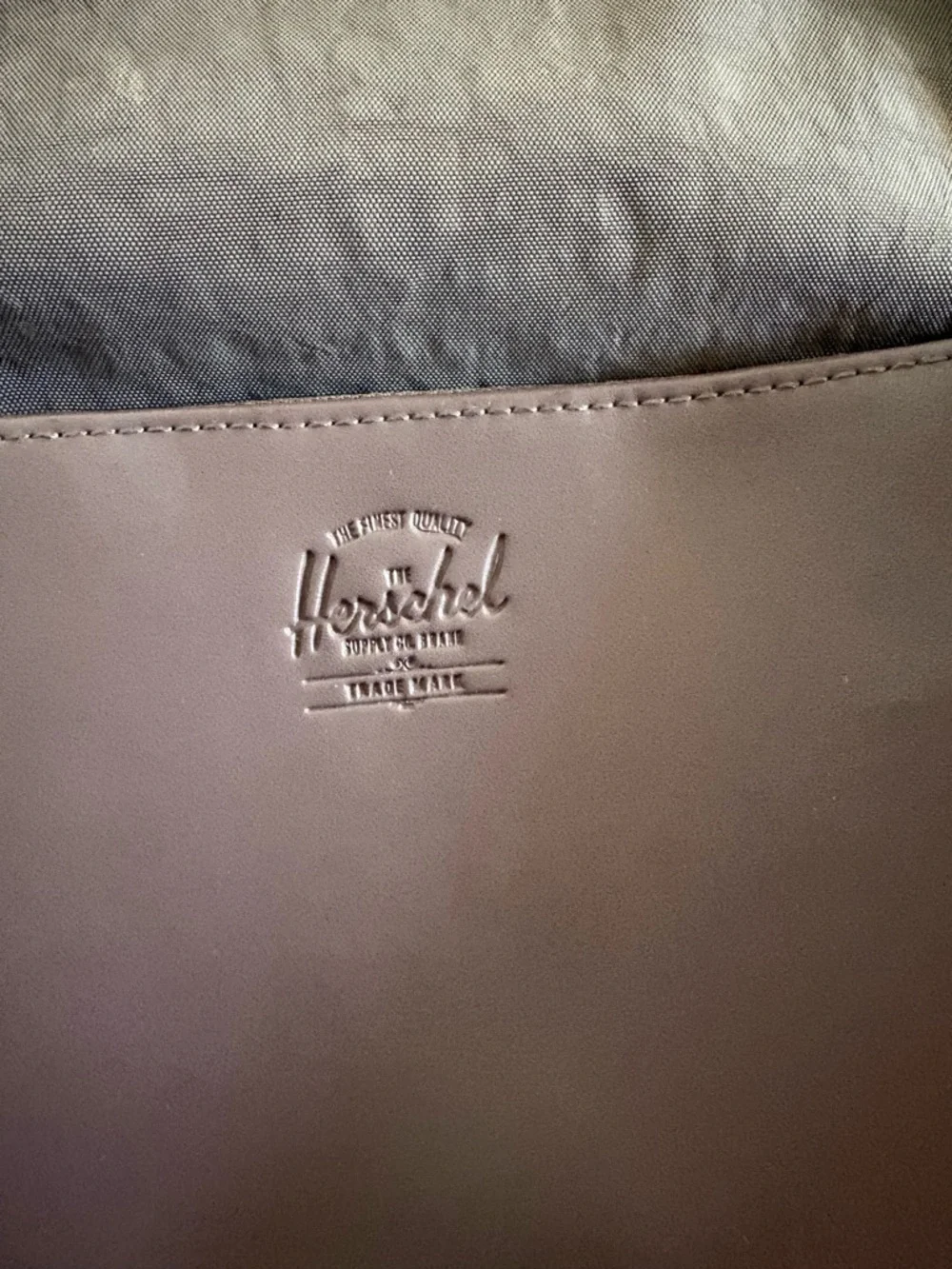 Herschel Orion Small Purple Leather Backpack